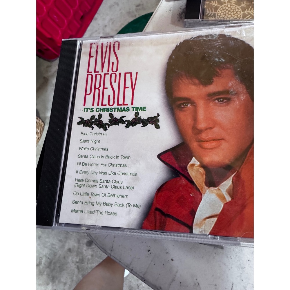 Elvis Presley It's Christmas Time CD Holiday Music Album Blue Christmas 1985